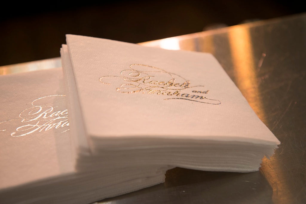 Custom Logo Linen Like Cocktail Napkin