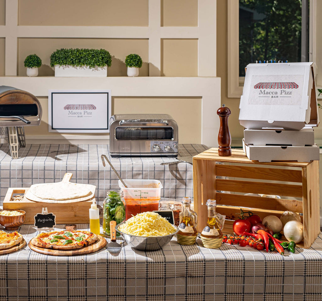 Raising The Bar Macca Pizz box