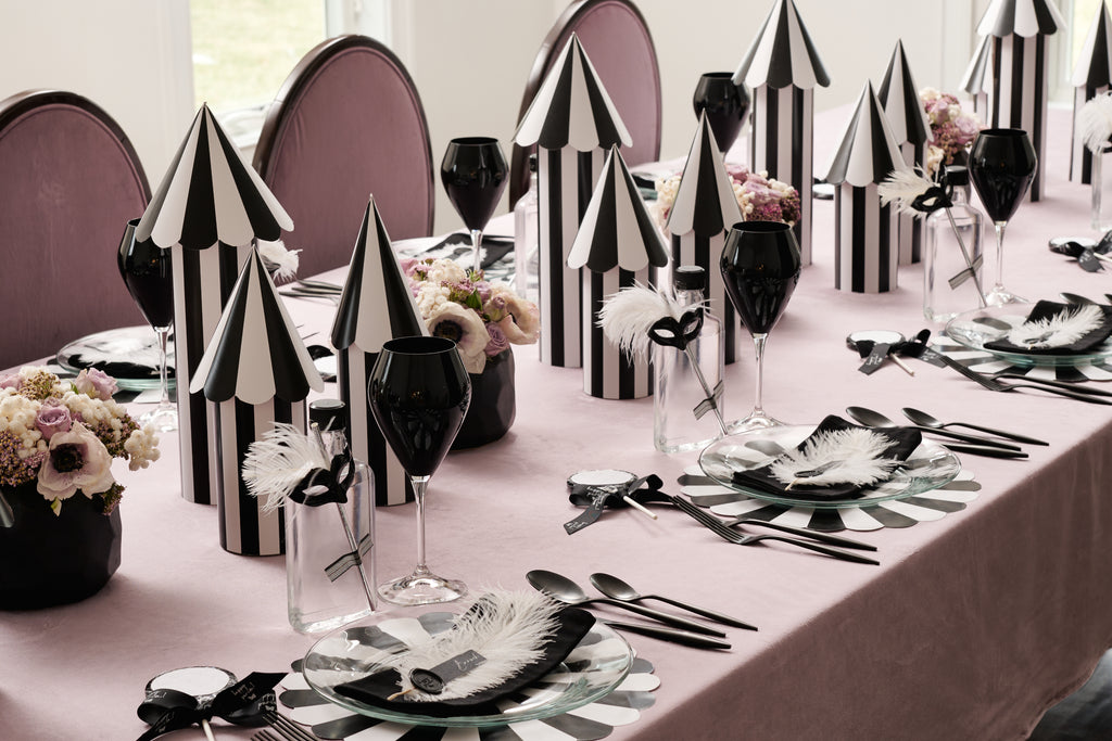 Mysterious Mask Silver Straws