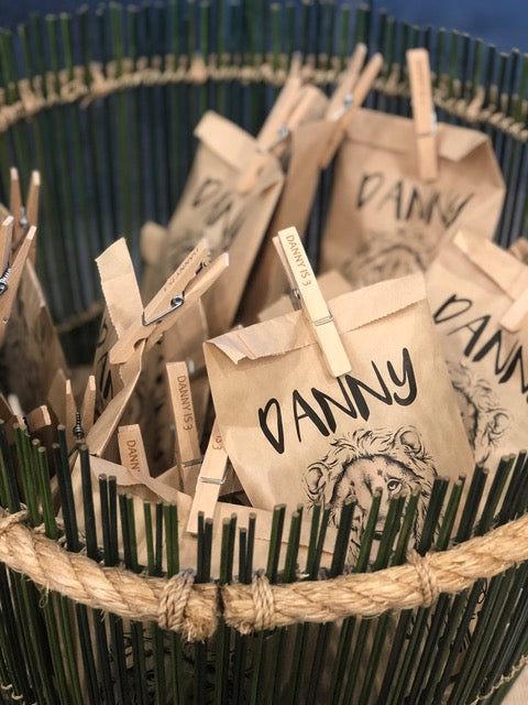 Brown Paper favor bag