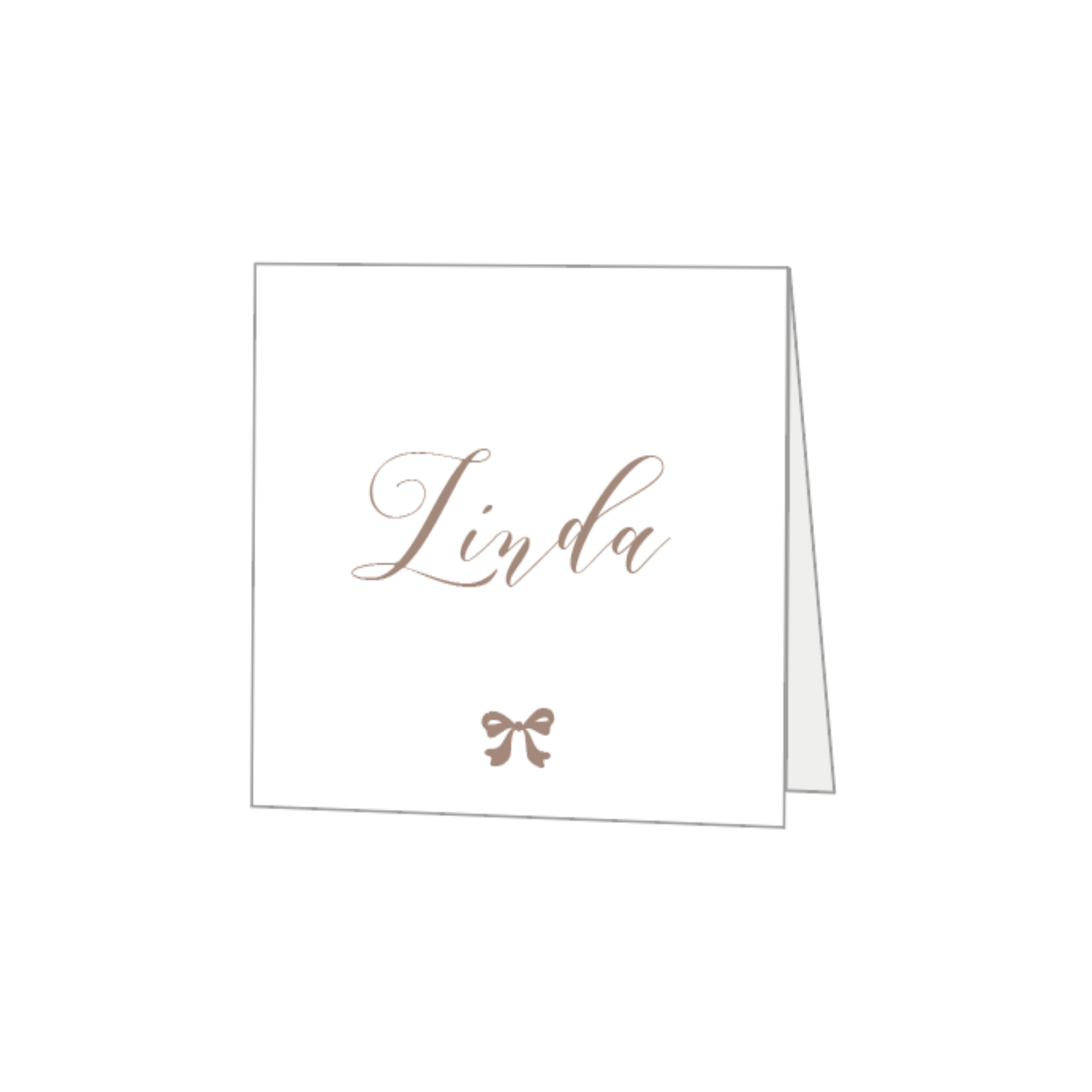 Gift bow Place cards | Rachel Ostroy Collection