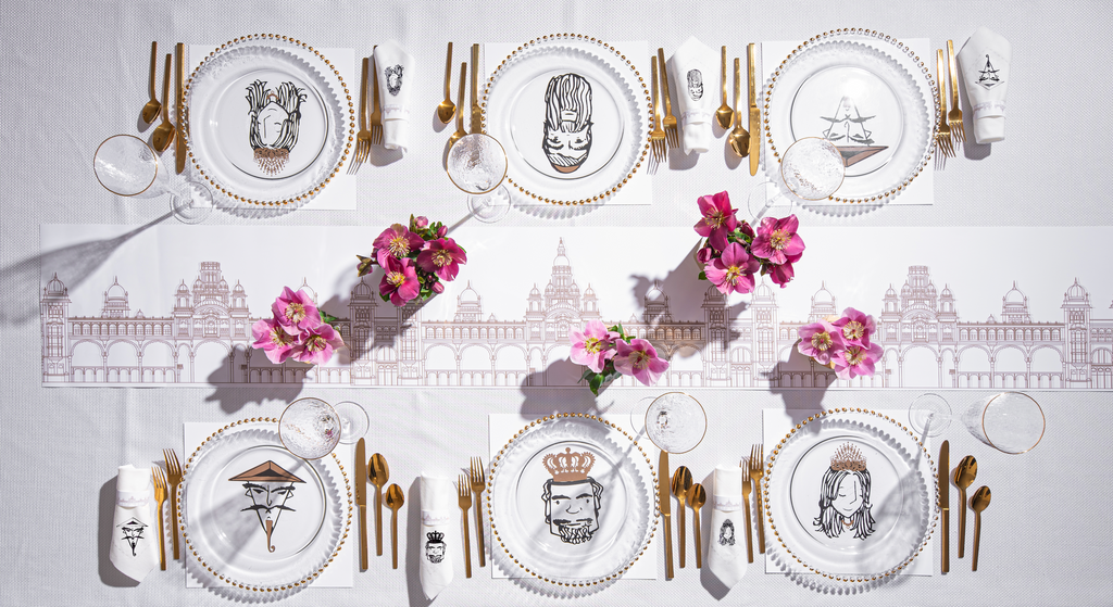 Shushan Character Guest Napkin Set