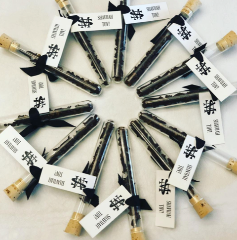 Besamim mini glass tubes