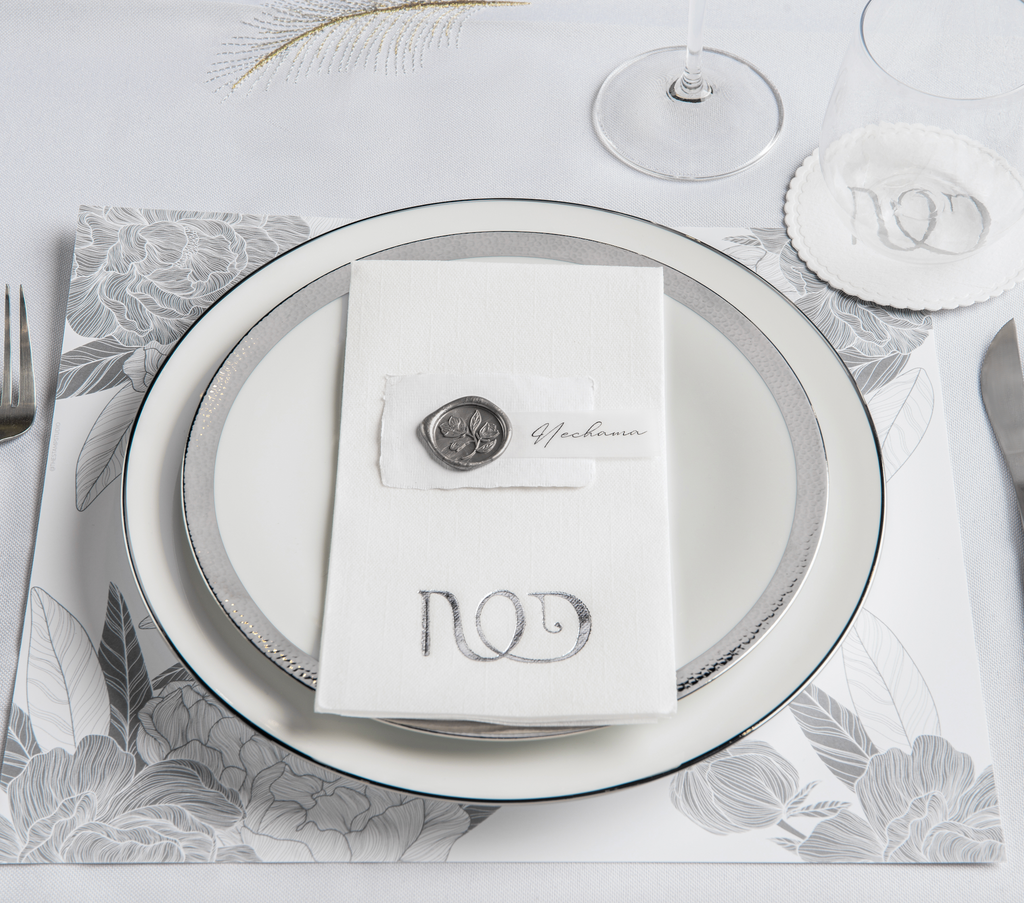 Modern Pesach Guest Towel Napkins