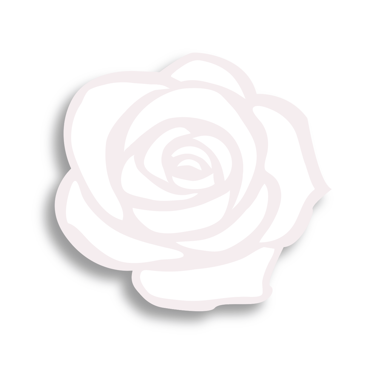 DIe Cut Rose Placemat