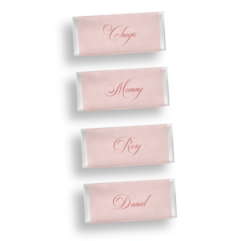 Rose Chocolate Place Card