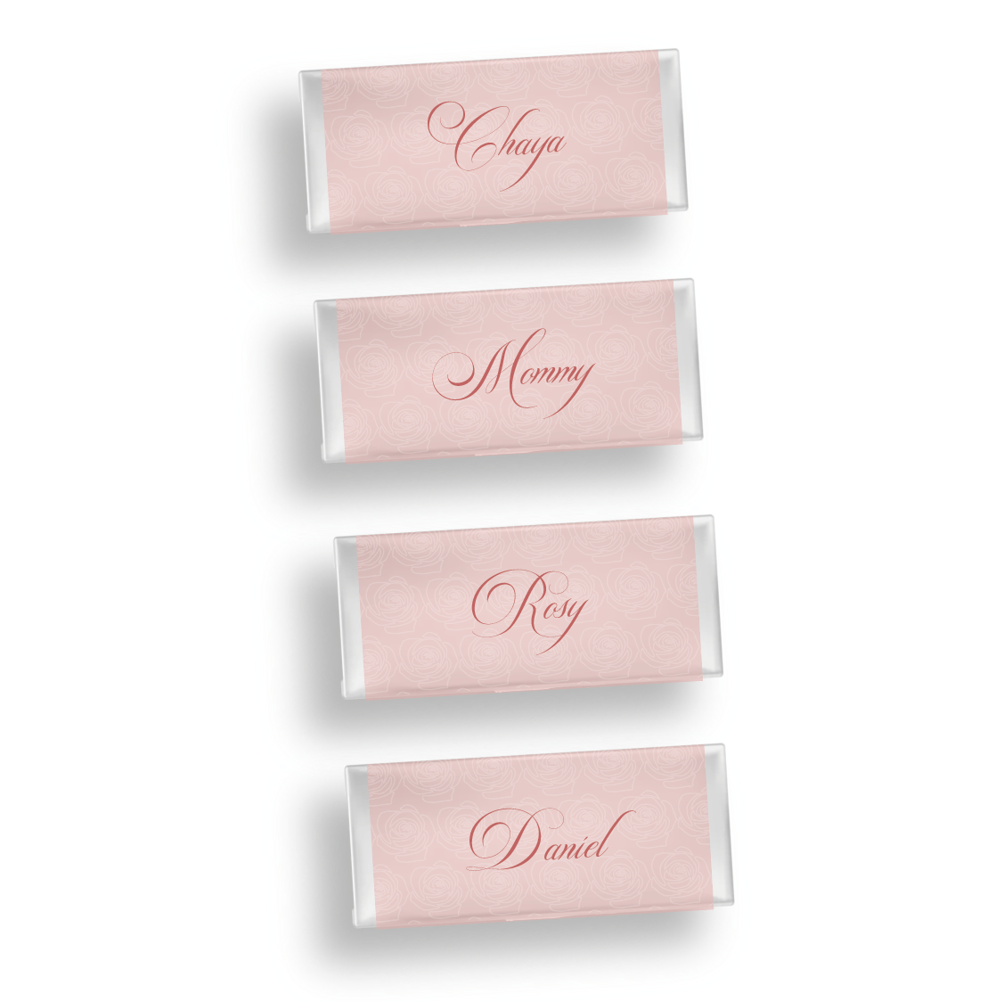 Rose Chocolate Place Card