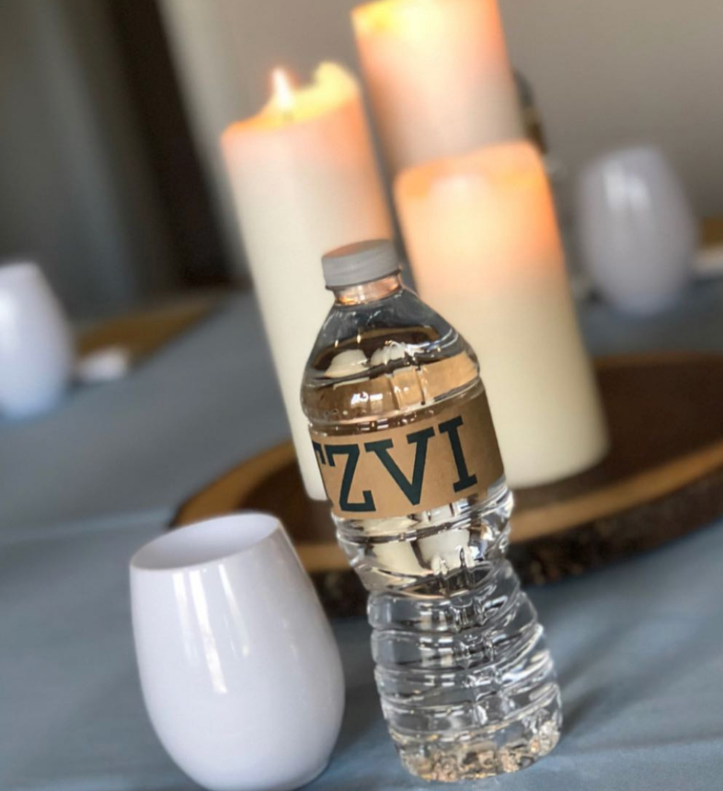 Personalized Bottled Water with Custom Label | The Stamp Studio