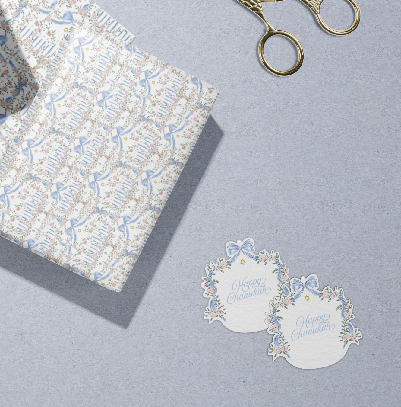 Garland Die Cut Gift Tags