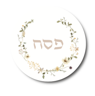 Spring Blooms Pesach Coaster