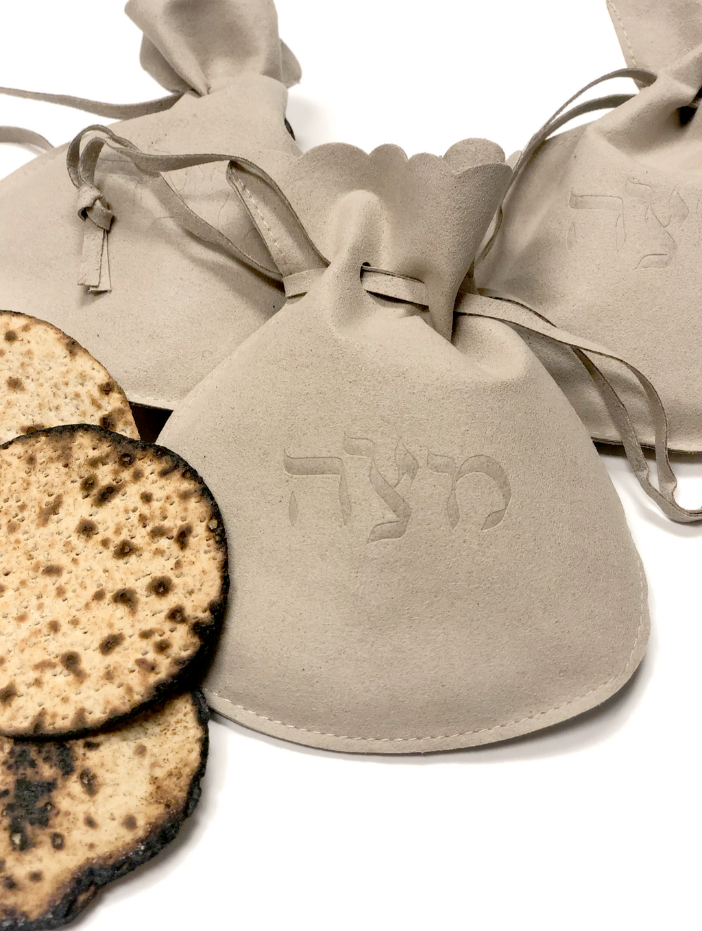 Suede Mini Matzoh Bags