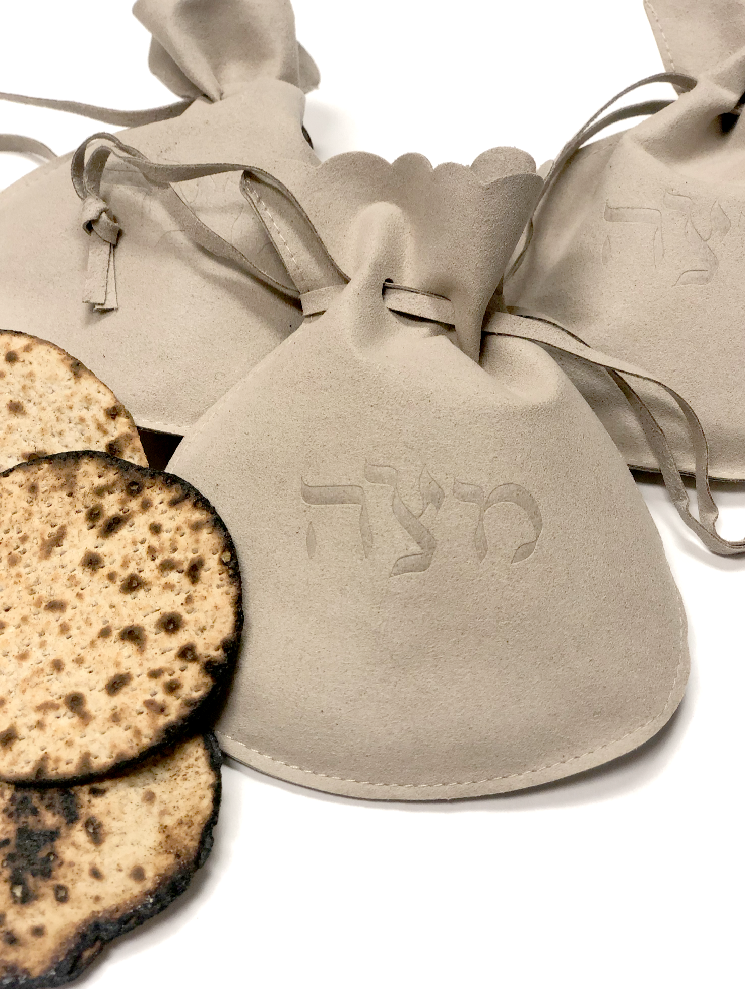 Suede Mini Matzoh Bags