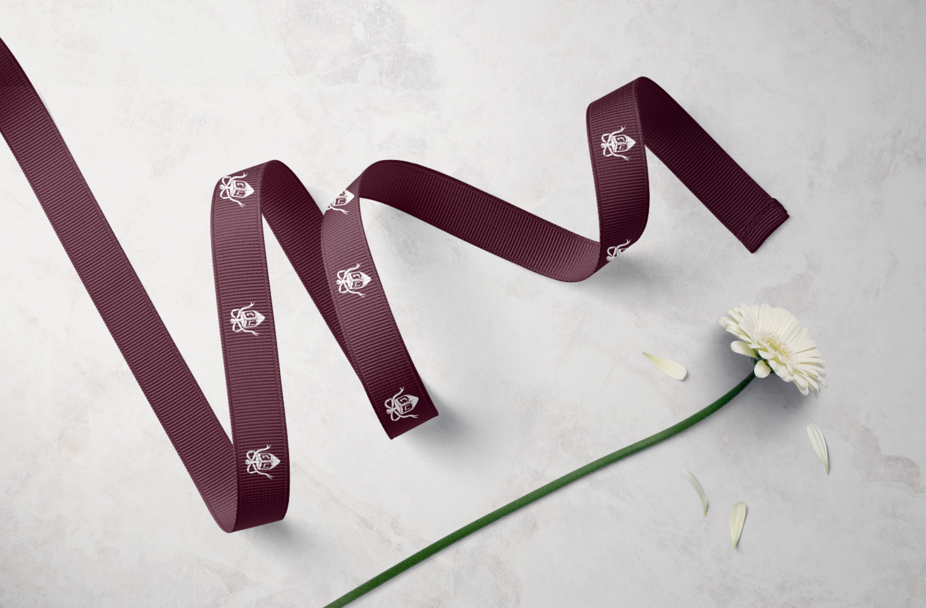 Dancing Dreidel Grosgrain Ribbon