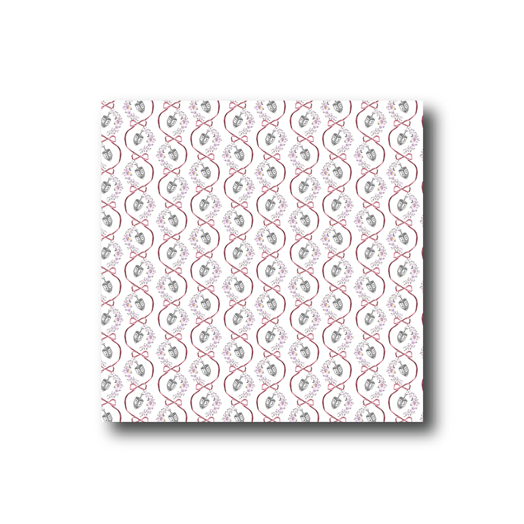 Garland Dreidel Pattern Placemat