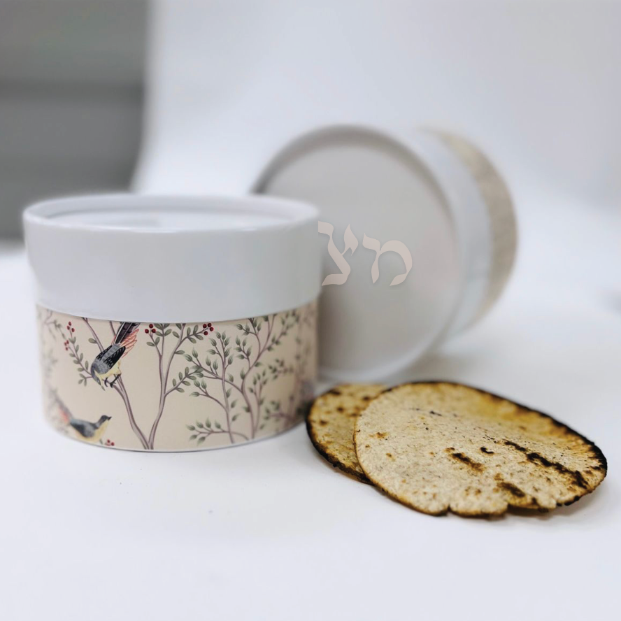 Blushing bird Mini Matzah Box | Rachel Ostroy Collection