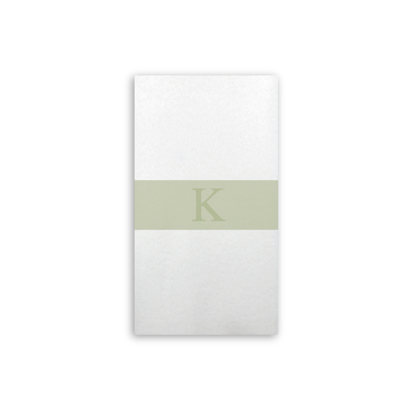 Initial Suede Napkin Band