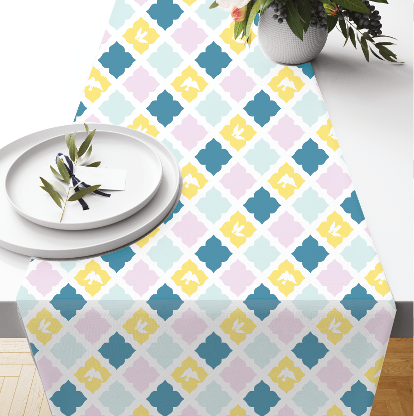 Shushan City Design Table Runner