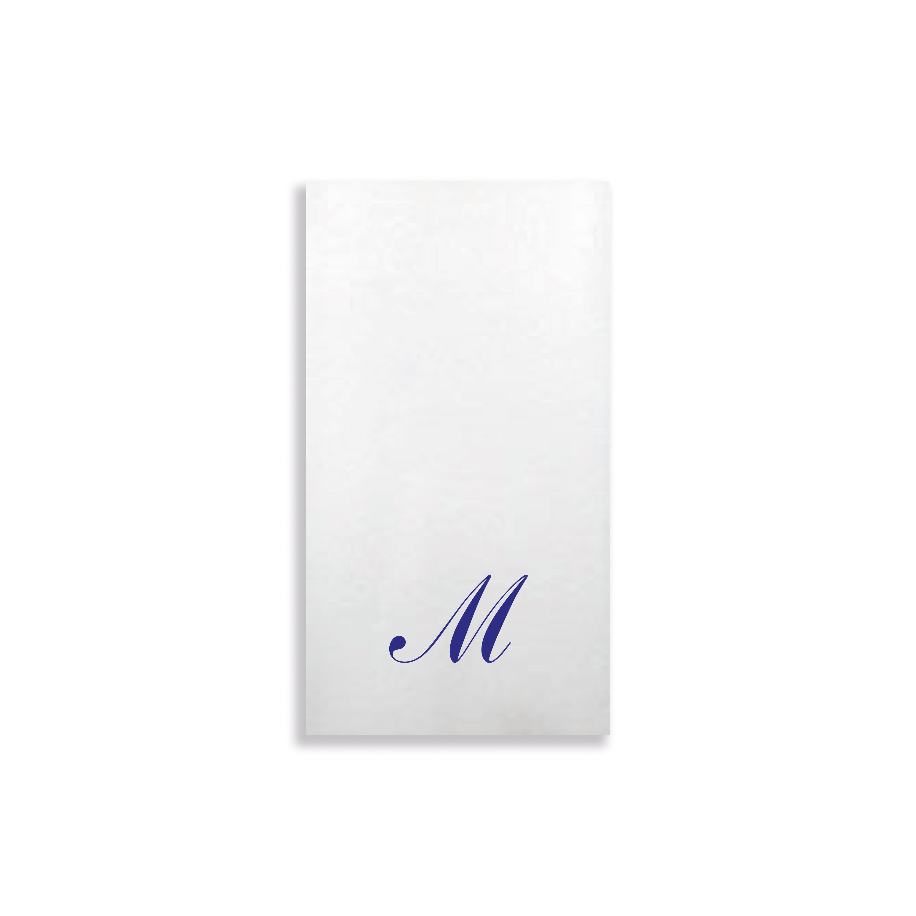 Large Script Initial Guest Towel Napkins