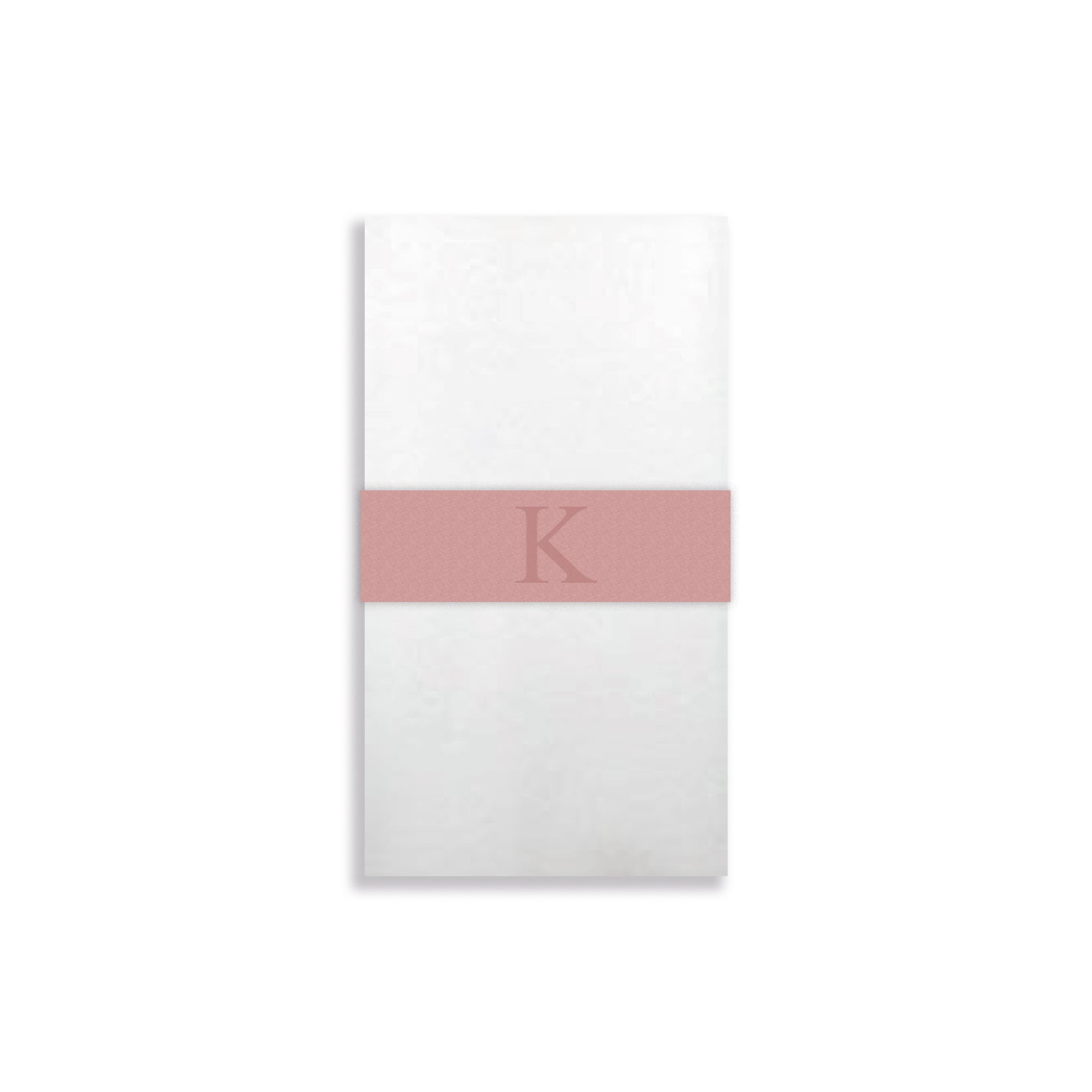 Initial Suede Napkin Band