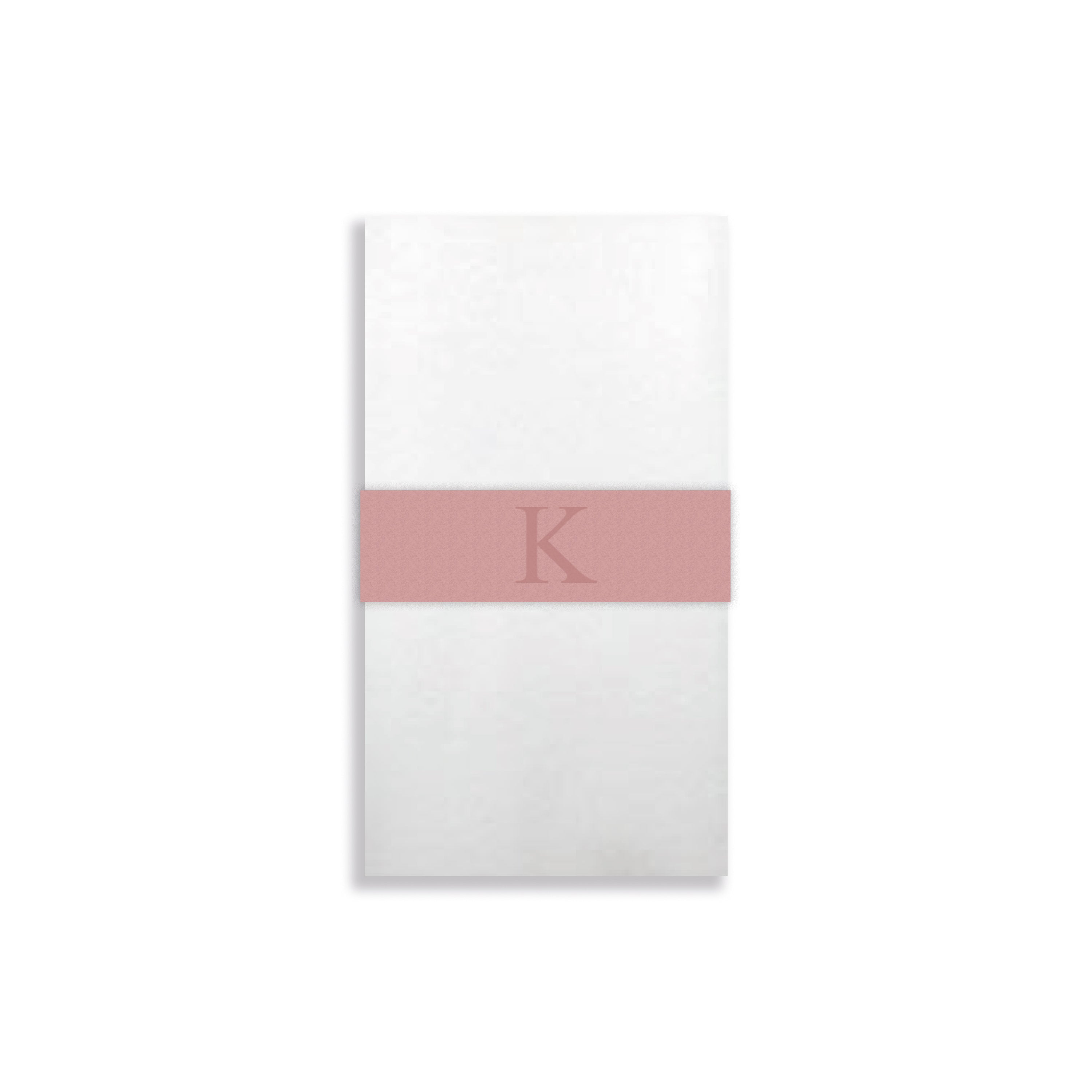 Initial Suede Napkin Band