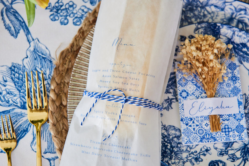 Tuscany Menu Bags
