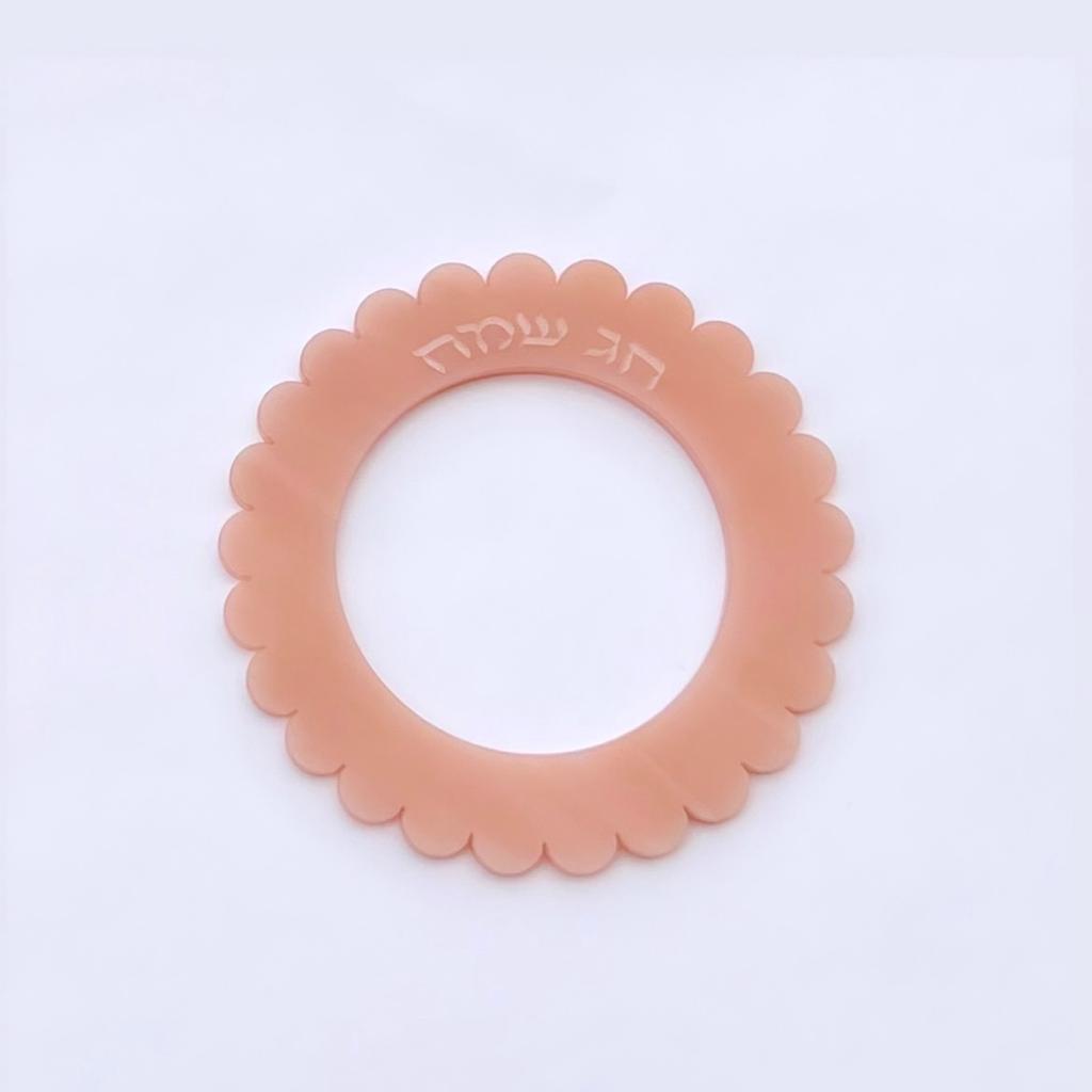 Blush Marble Napkin Ring | Rachel Ostroy Collection