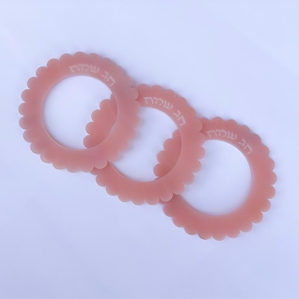 Blush Marble Napkin Ring | Rachel Ostroy Collection