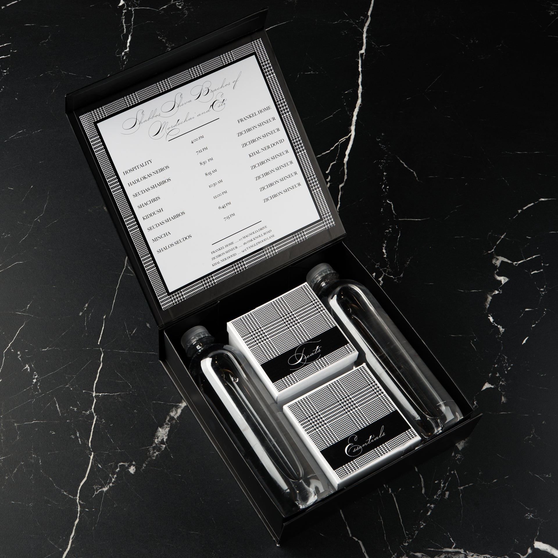 Black Magnetic Hostess Box