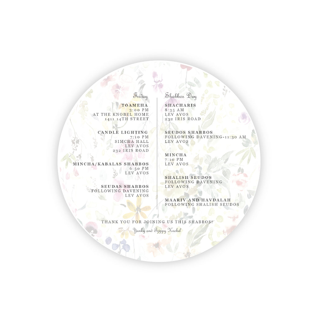 Flower Round Hostess Box