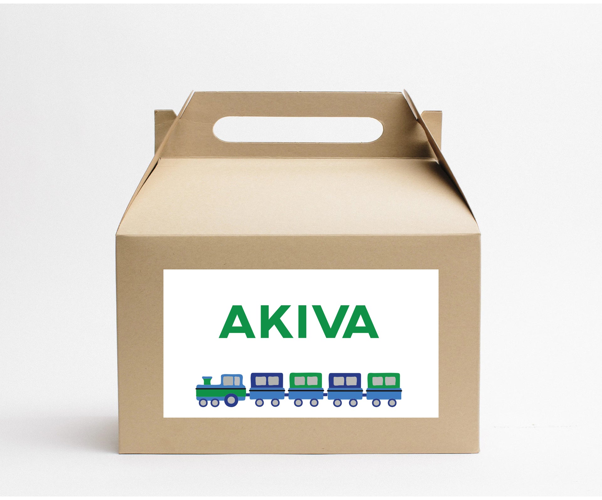 Personalized Train gable box