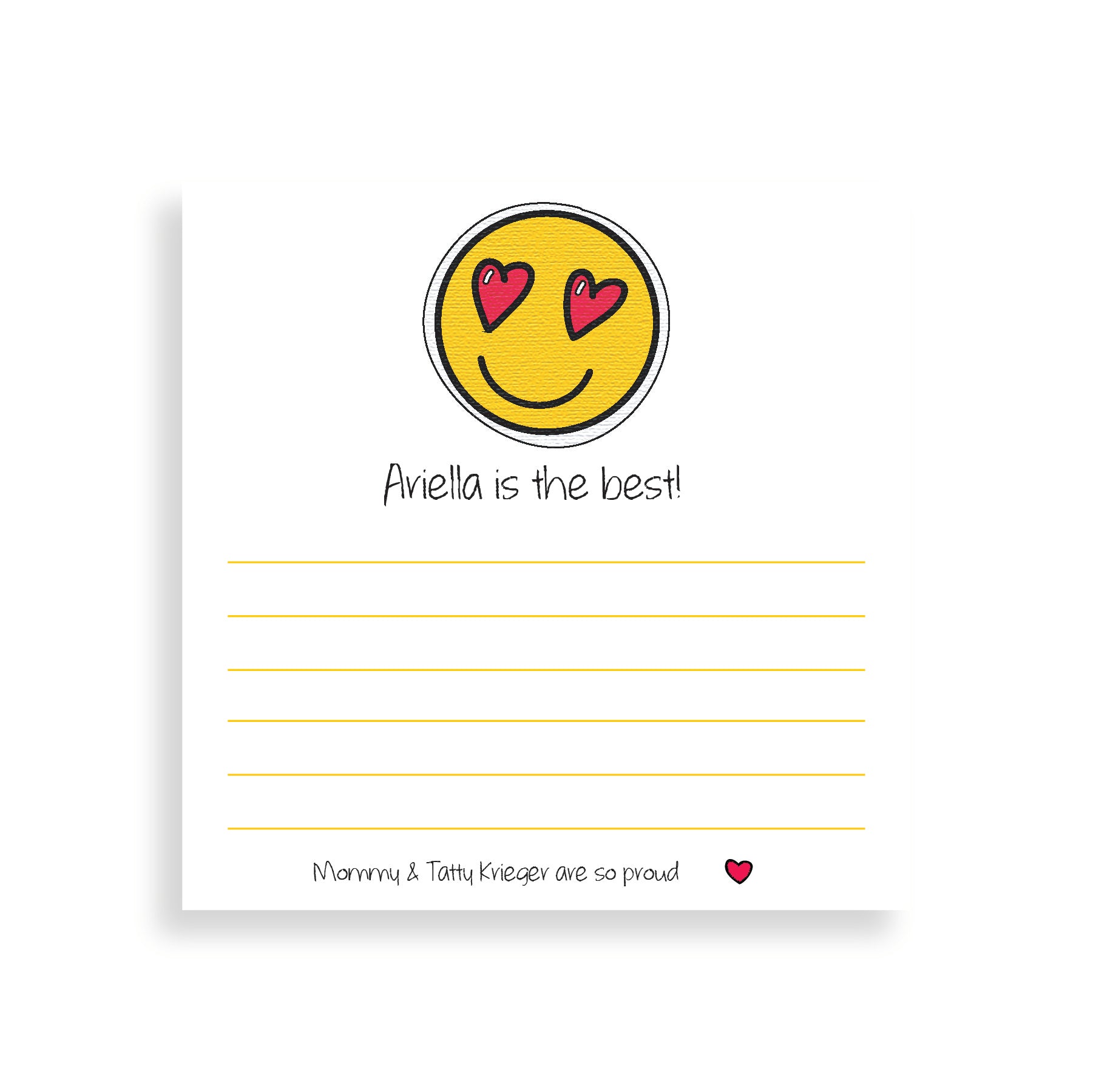 Girl's Mitzvah Notes