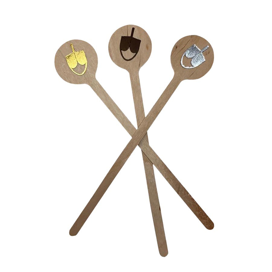 Dreidel Wooden Food Pick