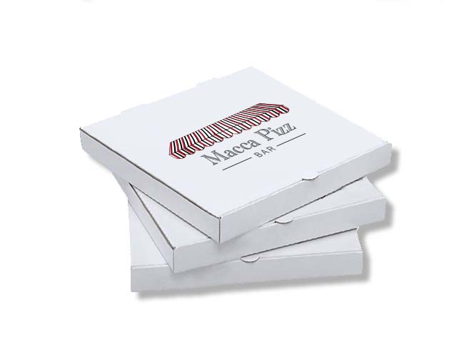 Raising The Bar Macca Pizz box