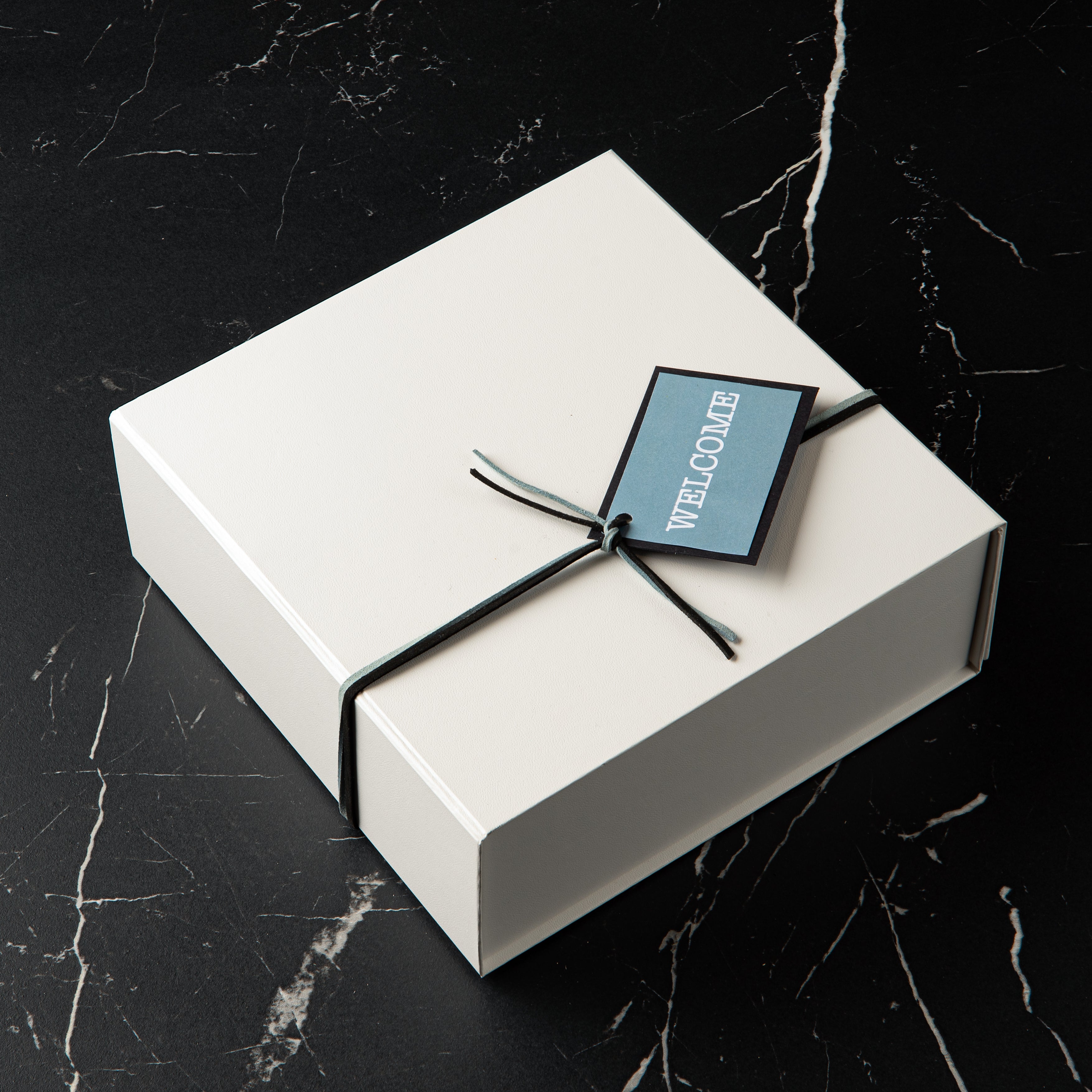 White Magnetic Hostess Box